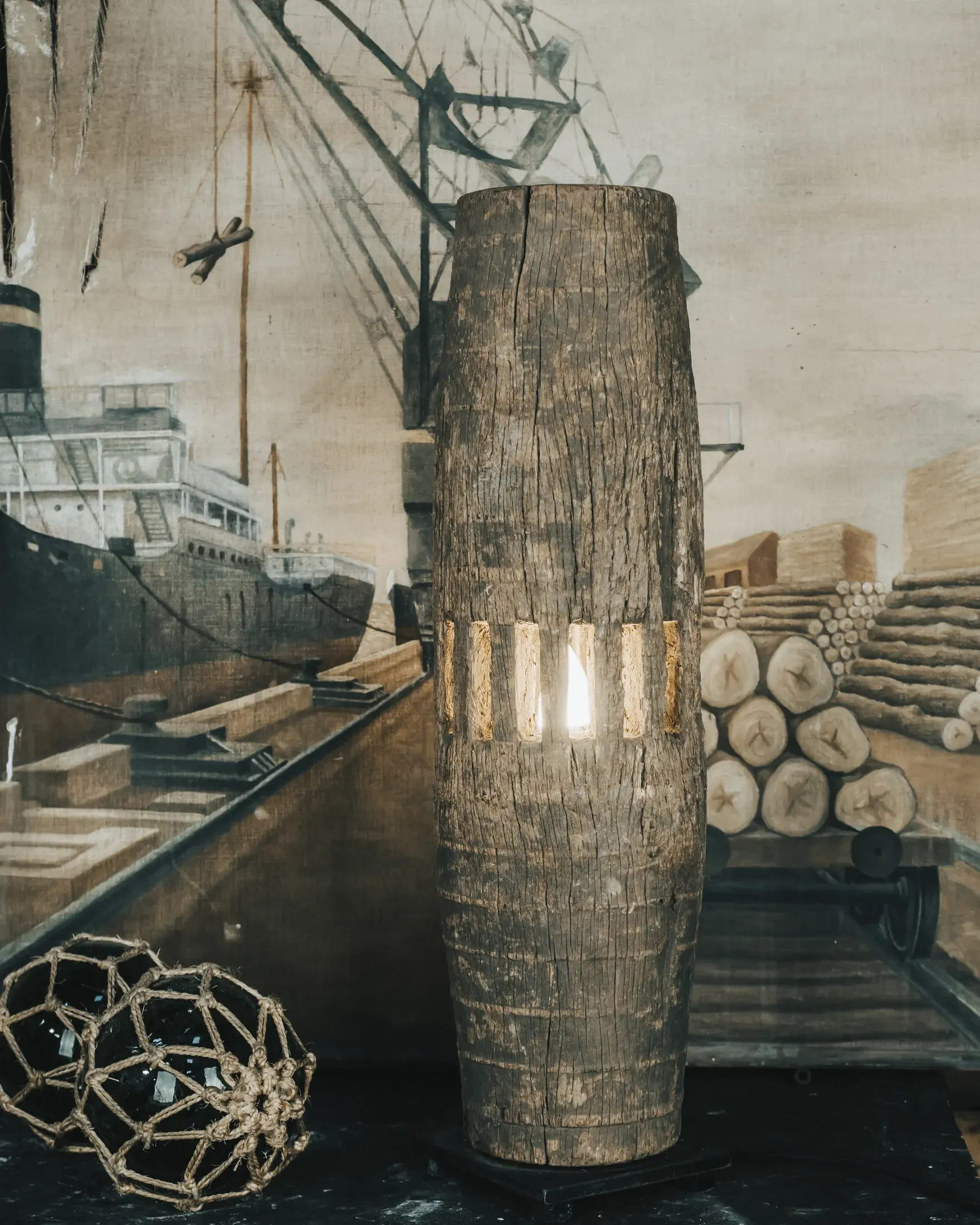 Wooden lamp